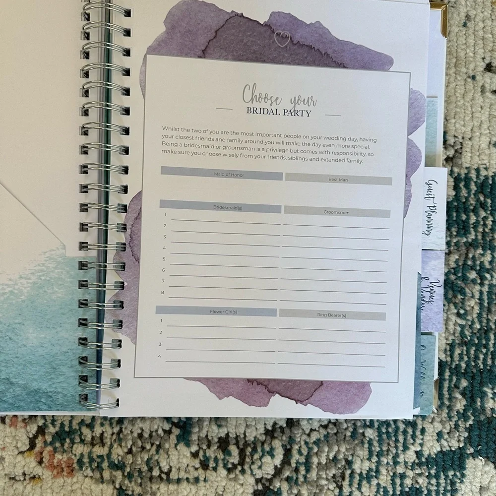 Wedding Planner Notebook - Blue, New, The Complete Wedding Planner